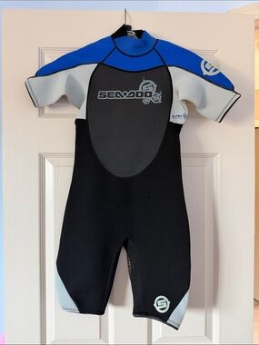 Sea-Doo Kids Wetsuit - Black & Blue